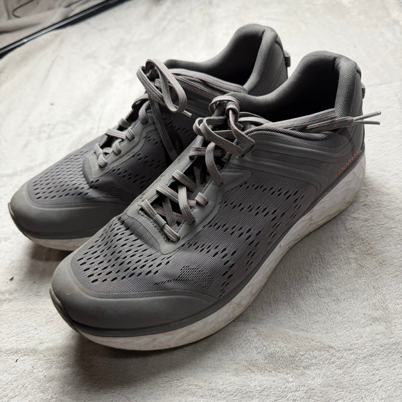 aetrex Delta Mens Gray Mesh Athletic Running Walking Shoes Orthopedic Size 11 - Picture 3 of 8